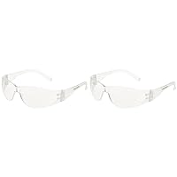 CL010 Checklite Safety Glasses with Clear Frame and Clear Lens, 1-Pair