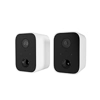 Nexxt Wireless Security Camera for Outdoor or Indoor, Built-In Battery, Weatherproof Home Camera 1080P HD Live Video, Motion Detection, Two-Way Audio, Night Vision, Alexa, Google, Camaras De Seguridad