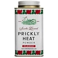Snake Brand Prickly Heat Cooling Powder, Good for Heat Rash, 1 Can (Classic, 140g)