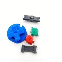 5PCS Replacement Parts Power ON Off Buttons A B Buttons Keypads D Pad for Gameboy Color GBC Console Multi-Color
