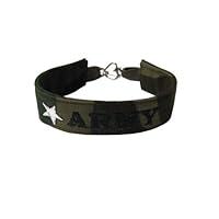 U.S Army Name Tape Military Bracelet, Army Camo Bracelet, Army Jewelry, Army Gifts