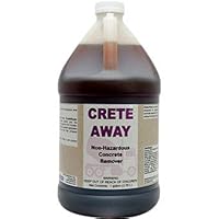 Crete Away Concrete Remover from Trucks, Mixers and Construction Equipment Mortar Grout and Stucco - Non Hazardous (1 Gallon)