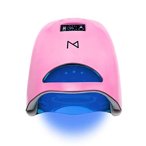 M - Pro Cure Wireless Dual Light Rechargeable Cordless UV / LED Nail Lamp - Cure Acrylic & Gel Polish Dryer (Black)