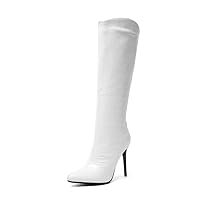Ladies Super high Heel Boots Sexy Stiletto high Heel Boots Winter Shoes Women Shoes Women Boots Soft Leather