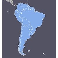 South America GPS Map for Garmin Devices