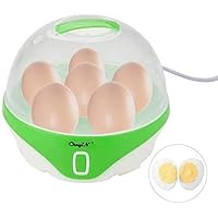 egg boiler Multifunction Electric Egg Cooker Boiler Steamer 6 Eggs Capacity Egg Poacher (Color : Parent)