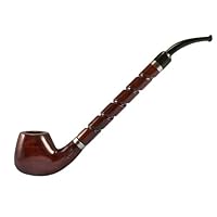 10.5” Bent Brandy Shire Pipe™ with Long Spiral Shank