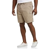 DXL Big + Tall Essentials Men's Big and Tall Twill Cargo Shorts