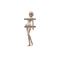 HiPlay 1:12 Scale Female Half-Seamless Action Figure Body -Tall and Plump Body Shape, Giant Bust and Wheat Skin T86-ST04B (Wheat,Giant Bust)