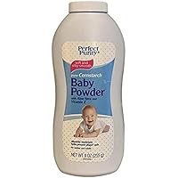 (Pure and Silky Smooth) Pure Cornstarch Baby Powder with Aloe and Vitamin E, 9 oz. (Pack of 2)