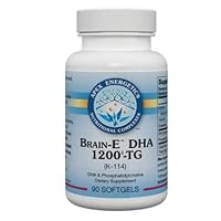 Apex Energetics Brain-E DHA 1200-TG 90ct (K-114) Source of Omega-3 Fish Oil Includes 1200 mg of DHA per Serving. Omega-3 is Important for Brain Health