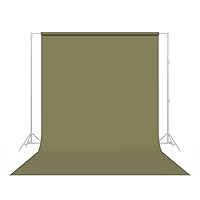 Savage Seamless Paper Photography Backdrop - Color #34 Olive Green, Size 107 Inches Wide x 36 Feet Long, Backdrop for YouTube Videos, Streaming, Interviews and Portraits - Made in USA