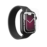 ZAGG InvisibleShield Ultra Clear - Ultra Clear and Virtually Indestructible - Made for Apple Watch Series 7 Watch Size: 41mm Face