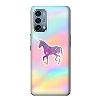R3203 Rainbow Unicorn Case Cover for OnePlus Nord N200 5G