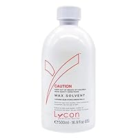 Lycon Wax ~ WAX SOLVENT Wax Remover Cleaner 500ml / 17oz