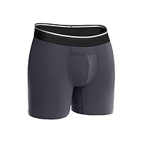 Men’s Boxer Briefs w/Performance Comfort Fabric, No Ride Up Legs, Breathe Zones, Sweat-Wicking, Anti-Chafing