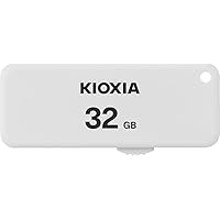 KIOXIA KLU203A032GW Former Toshiba Memory USB Flash Memory, 32 GB, USB 2.0, Slide Type, Made in Japan, Domestic Support, Genuine Product