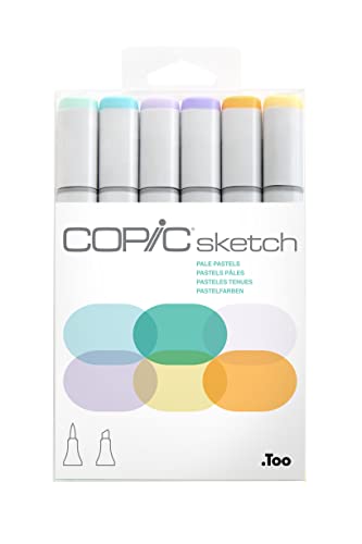 Copic Markers 6-Piece Sketch Set, Bold Primaries by India | Ubuy