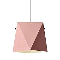 Chandeliers,Modern Simple Iron Chandelier,Creative Metal Hanging Lamp Lampshade,Personality Colour Light,Kitchen Ceiling Decoration Lighting Fixtures/Pink