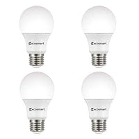 40-Watt Equivalent A19 Dimmable Energy Star LED Light Bulb Soft White (4-Pack)