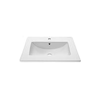 Swiss Madison Drop In Ceramic Well Made Forever Swiss Madison SM-VT324 Vanity Top, 18.5