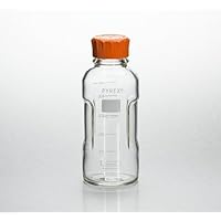 Pyrex 1399-500CN-M Slim line Media Bottle Easy Pour Corning 500ML Ca, Glass (Pack of 4)