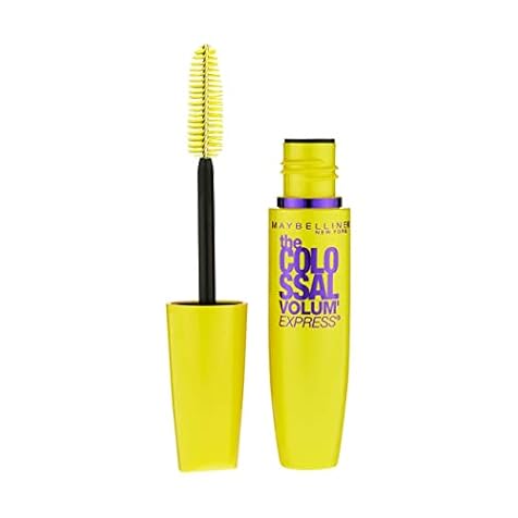 Maybelline New York Volum' Express Colossal Washable Mascara, Glam Brown [232] 0.31 oz (Pack of 3)