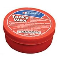 Melody Jane Dolls Houses Dollhouse Tacky Wax Glue for Holding Miniatures in Place Allows Repositioning
