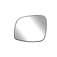 Fit System - 33241 Driver Side Heated Mirror Glass w/Backing Plate, Chrysler Town & Country, Grand Caravan, C/V, 6 1/16