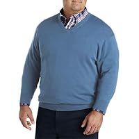 Harbor Bay by DXL Men's Big and Tall V-Neck Pullover