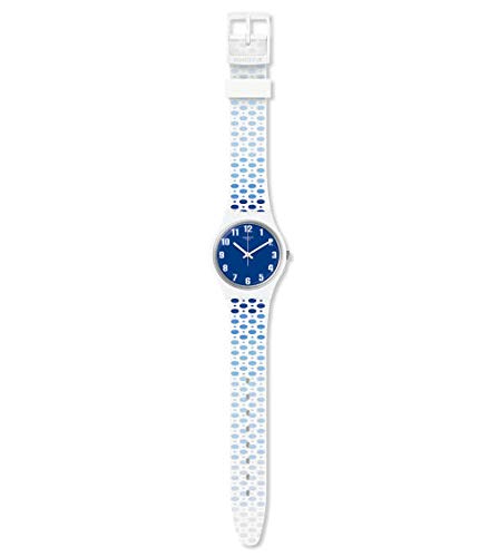 Swatch Men's Quartz Watch with Silicone Strap, Multicolour, 20 (Model: GW201)