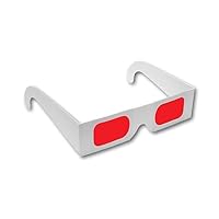 Secret Reveal Glasses - Red Lenses 3D Glasses 3D Viewing Decoder Glasses