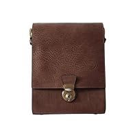 GRIFFIN ITALIAN VEGETABLE LEATHER Messenger Bag (Vintage Brown)