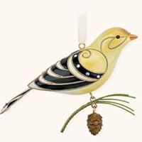 Goldfinch 4th In Series 2008 Hallmark Keepsake Ornament