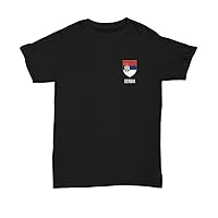 Serbia T Shirt, Best Serbian Short Sleeve Vintage Flag Shirt Pride Gifts Tshirt for Men Women Presents Plus Size Unisex Tee