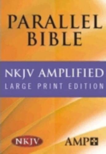 Parallel Bible: New King James Version/Amplified Bible Black Leather