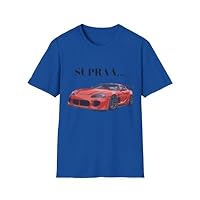 Supra Text Design JDM Lover T-Shirt MK4 GR Cherry Blossom Drag DriftFor Men's