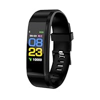 Fitness Activity Tracker IPX65 Waterproof Watch with Blood Pressure Heart Rate Sleep Monitor with Sport Modes for Android Phones iOS, one (WA-01)