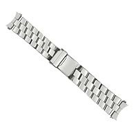 Ewatchparts 22MM WATCH BAND BRACELET COMPATIBLE WITH BREITLING SUPEROCEAN ABYSS COLT POLISHED CURVED END