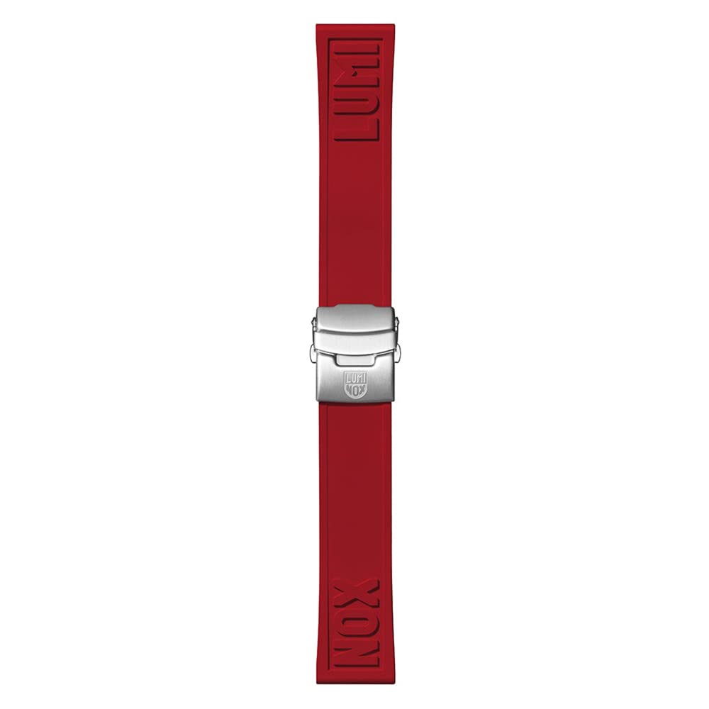 Luminox Men's Red Rubber Cut-to-Fit Watch Strap