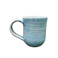 Mug, 12 fl. Oz. Blue Coffee Cup Pottery, Handmade Stoneware Ceramic