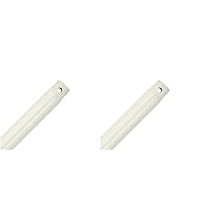 Casablanca 99700 Fresh White Downrod, 1 Count (Pack of 2)