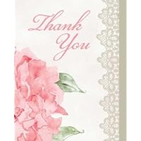 Antique Bridal Shower Thank You Cards 8 Per Pack