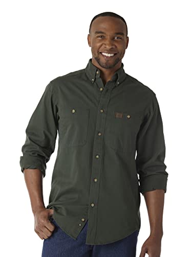 Mua Wrangler Riggs Workwear Men's Logger Twill Long Sleeve Workshirt trên  Amazon Mỹ chính hãng 2023 | Giaonhan247