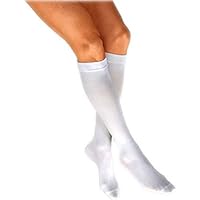 Jobst Anti-Embolism Knee Length Closed Toe Stocking, White, Medium Regular 1 pr Jobst Anti-Embolism Knee Length Closed Toe Stocking, White, Medium Regular 1 pr