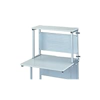 roasu Rack Desk Laptop Desk DPX – 770 For 700 mm Wide Type, White, and Gray X Silver DPK – 740