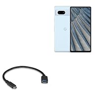 BoxWave Cable Compatible with Google Pixel 7a - USB Expansion Adapter, Add USB Connected Hardware to Your Phone