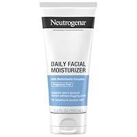 Fragrance Free Daily Facial Moisturizer, Face & Neck Moisturizer for Sensitive Skin with Vitamin B3, Pro-Vitamin B5 & Vitamin E Supports Skin's Dynamic Barrier, 3.4 fl. oz