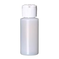 Bargz Empty Plastic Bottles - Refillable Plastic Cylinder - Bulk - 1 oz Pack of 12