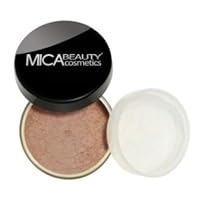Bundle 2 Items: Mica Beauty Mineral Foundation + Itay Mineral Loose Powder Mineral Blush Matching Beautiful Color (MF-15 NUTMEG)